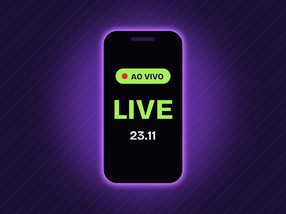 Ingresso da live de Black, dia 23.11